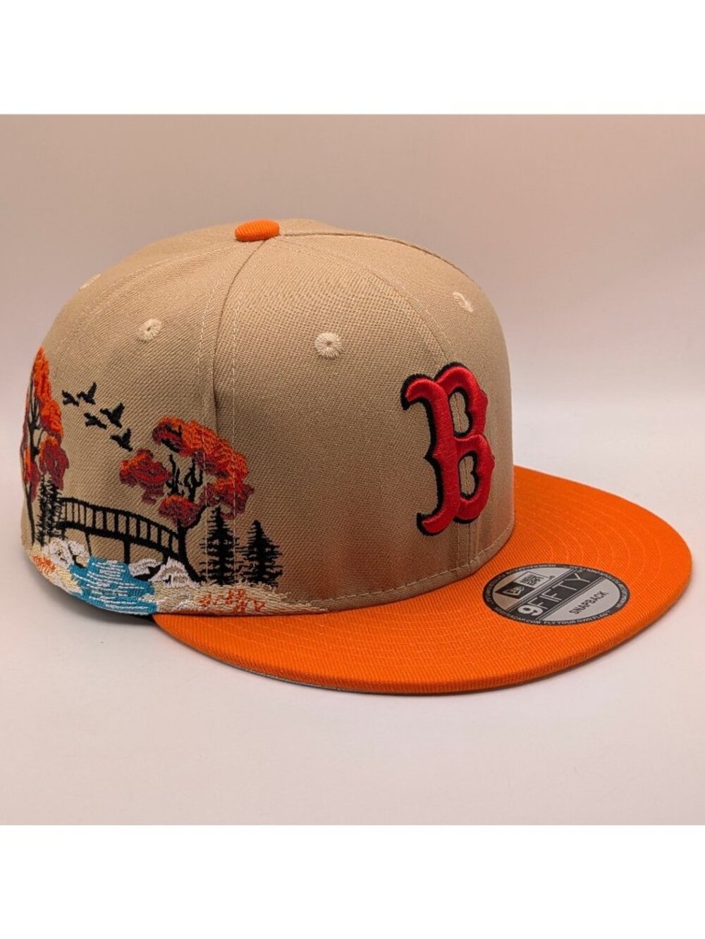 Boston Red Sox New Era Japanese Heritage Cherry Blossom Tree 9fifty Snapback Hat